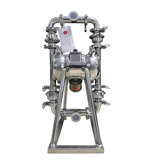 卫生级隔膜泵安装案例